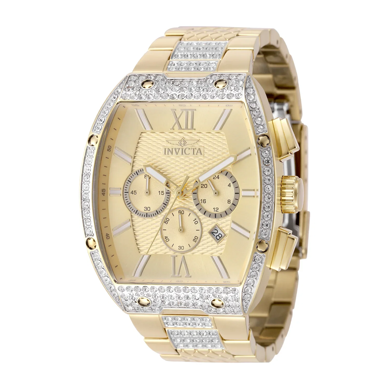 Image of Invicta Celestial Primus Men's Watch - 43mm. White. Gold (50193)