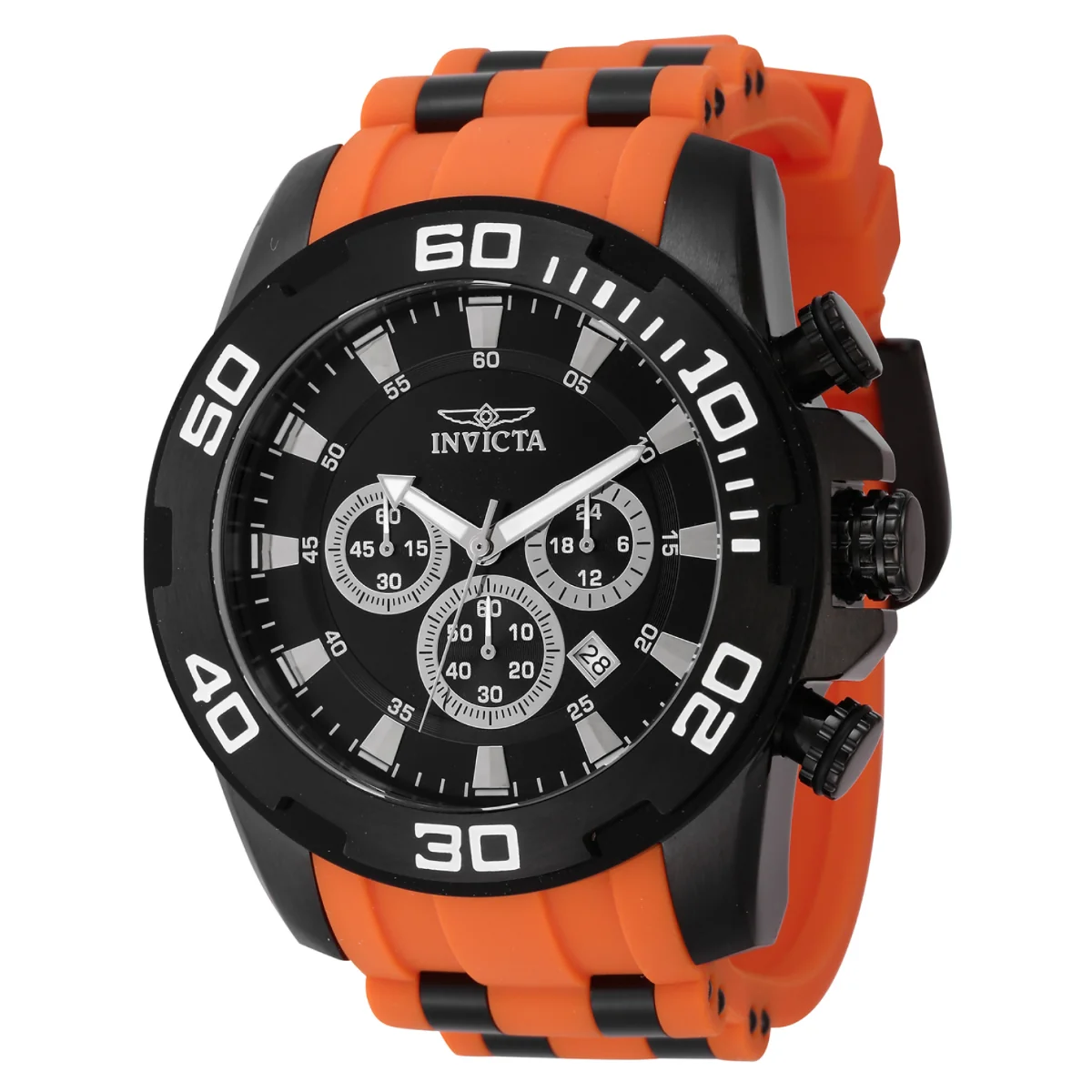 Image of Invicta Pro Diver SCUBA Men's Watch - 50mm, Orange, Black (44550)