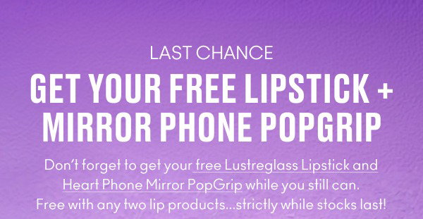 Get your free lipstick