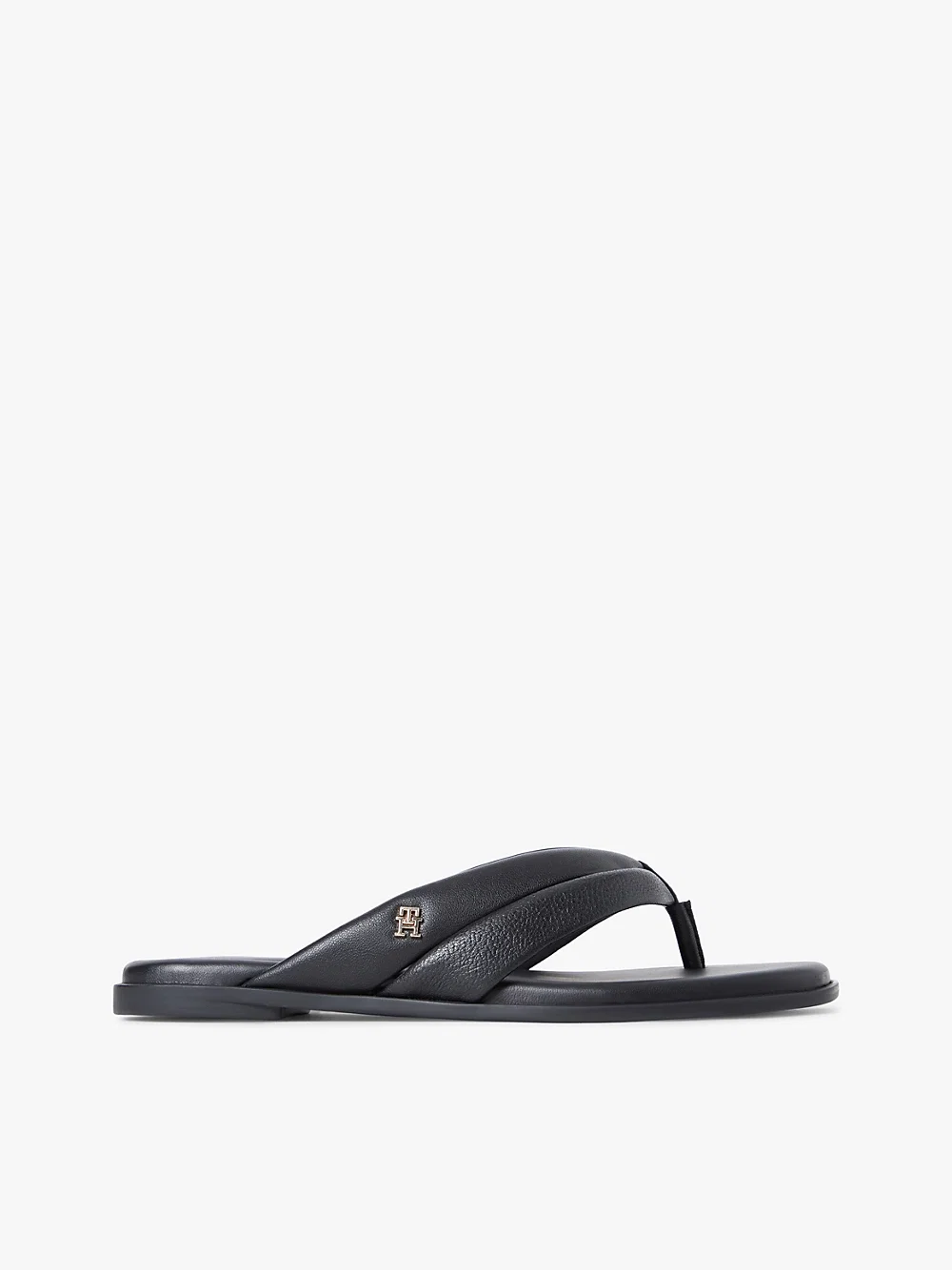 Leather Toe Post Flat Sandals