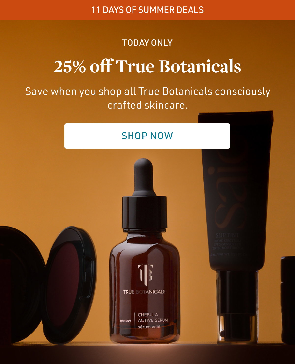 25% off True Botanicals