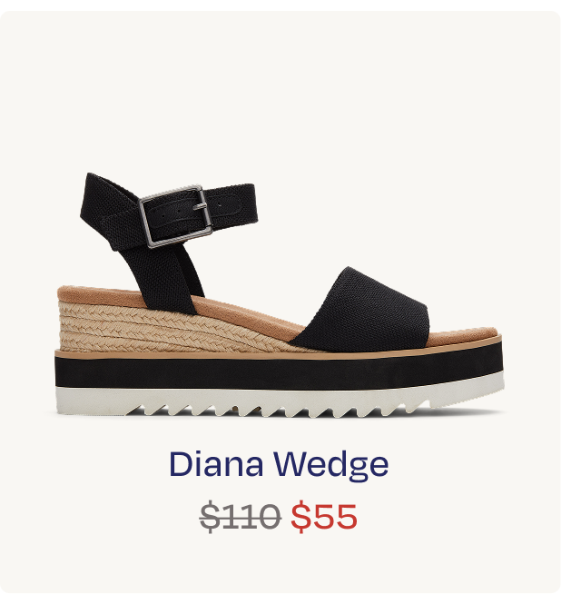 Diana Wedge Sandal