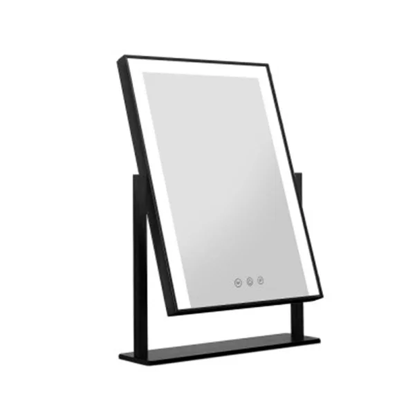 Hollywood Makeup Mirror With Light Led Strip Standing Tabletop Vanity
