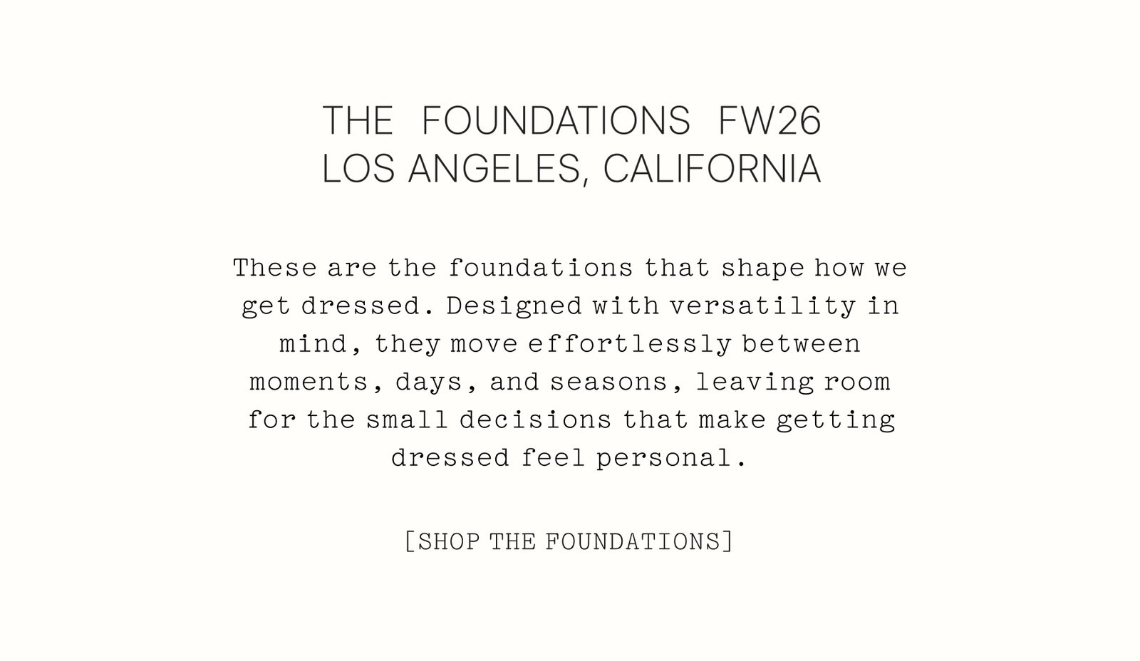 Foundations