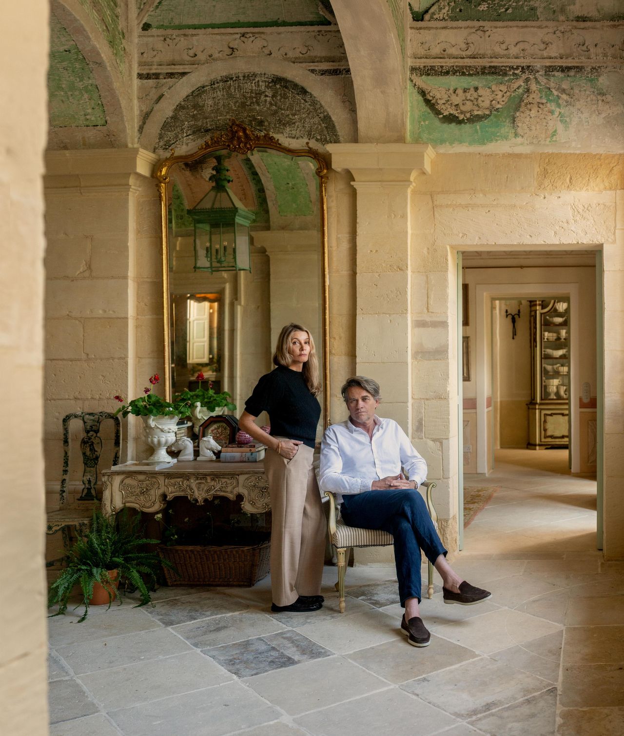 Rug Company founders in the hotel
