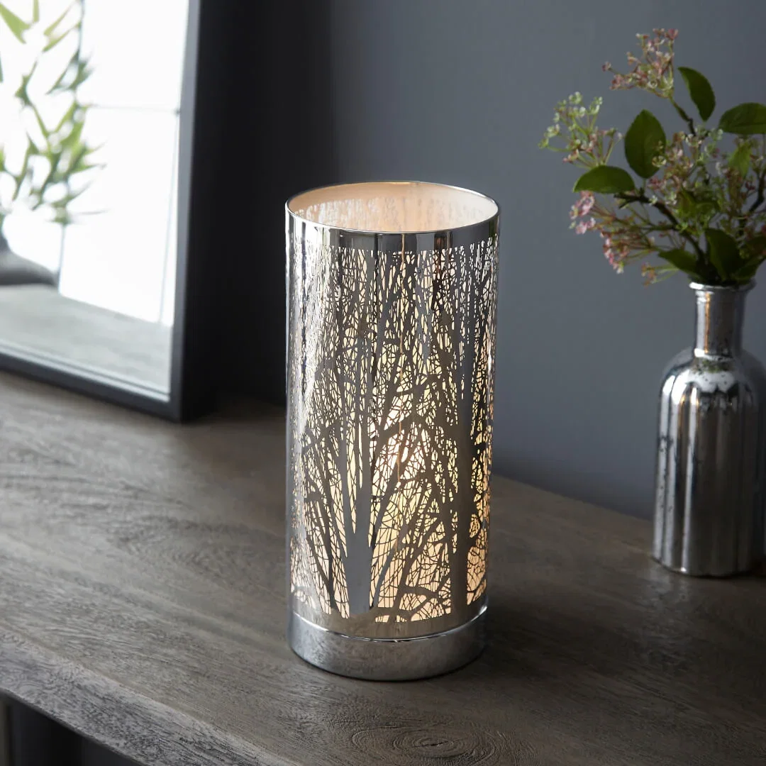 Image of Mason Polished Chrome Touch Table Lamp