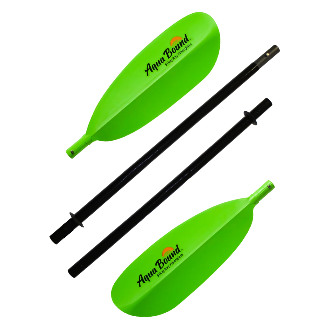 Image of Aquabound Sting Ray Fiberglass 4pc Snap Button Kayak Paddle