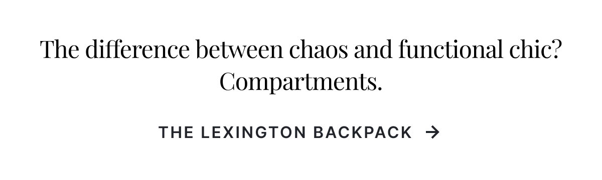 LEXINGTON BACKPACK.