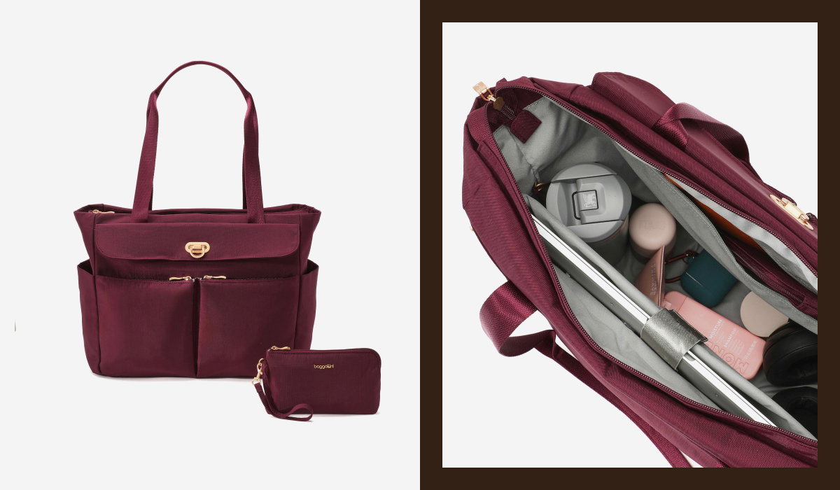 COASTAL FLIP LOCK TOTE