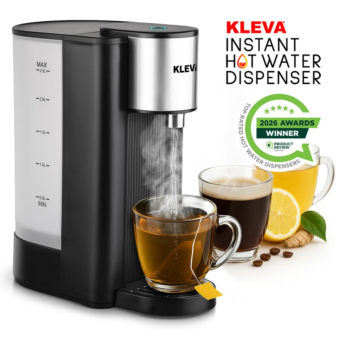 Image of Kleva® Instant Hot Water Dispenser in Under 10 Seconds