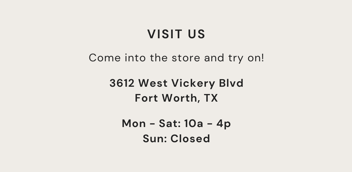 Visit Us In Store