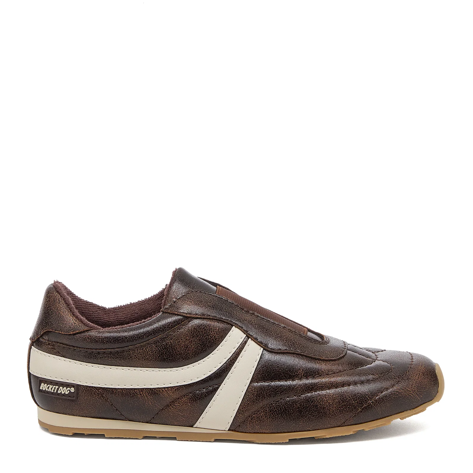 Image of Destin Brown Leather Sneakers