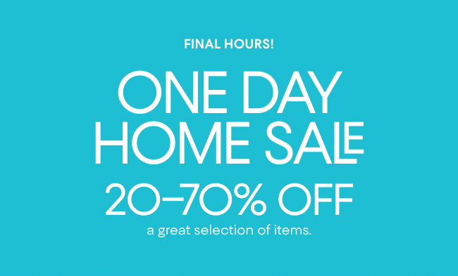 Final Hours One Day Home Sale