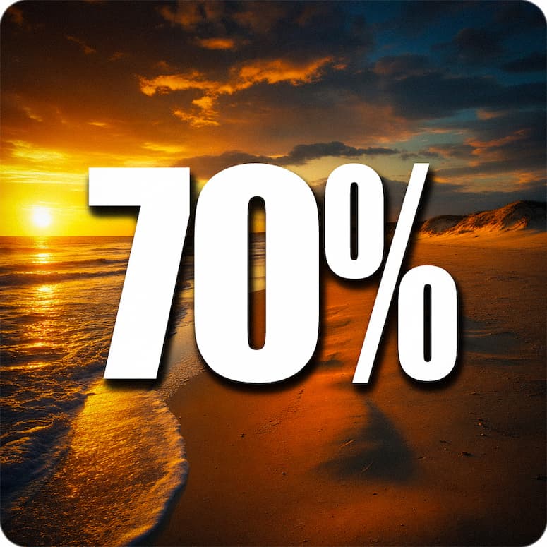 70% Off