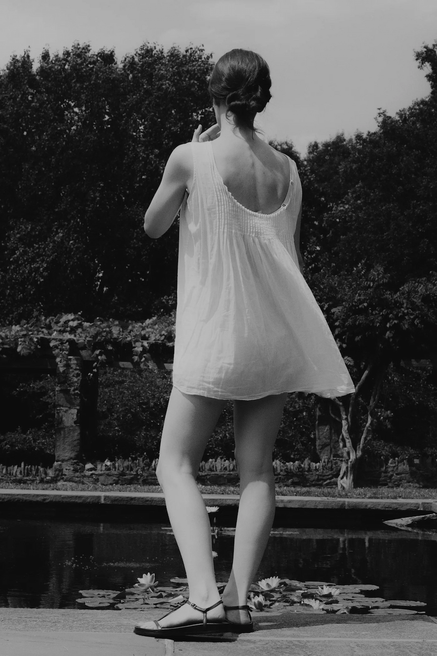Aya in Black Nappa on Model