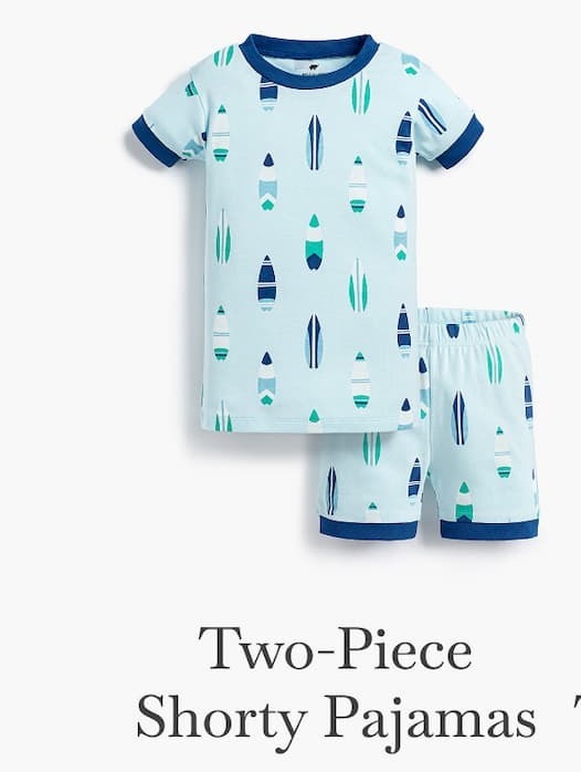 Two-Piece Shorty Pajama Set