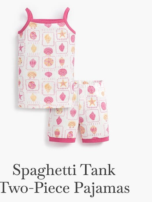 Spaghetti Tank Two-Piece Pajama Set