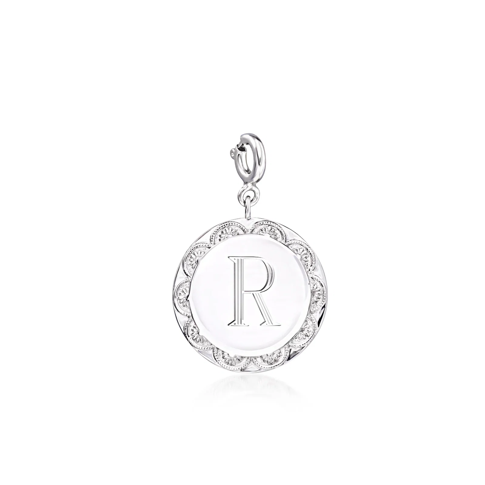 Image of Sterling Silver Personalized Disc Charm
