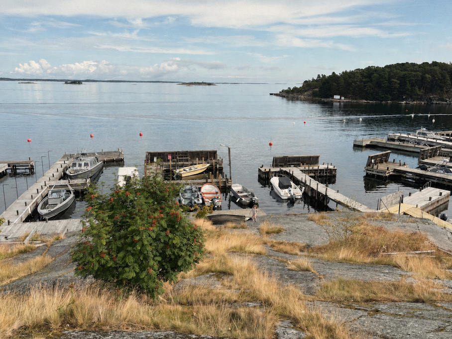 The boats of Sandhamn