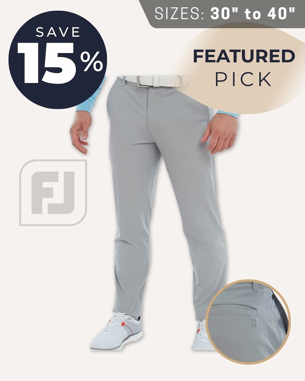 FootJoy Mens 2026 FJ Par Lightweight Stretch Tapered Summer Golf Trousers