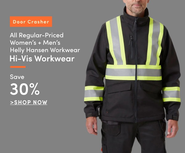 Door Crasher All Regular-Priced Women's + Men's Helly Hansen Workwear Hi-Vis Workwear Save 30%