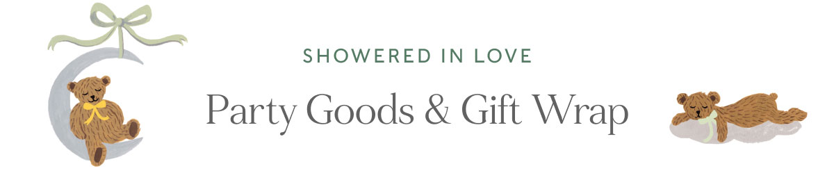 Party Goods & Gift Wrap showered in love