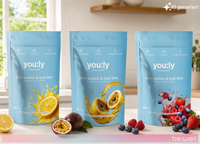 Tagesangebot 279330 you:ly Pure Protein Limo mit Lysin 575 g für 25 Portionen