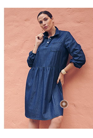 Denim jurk