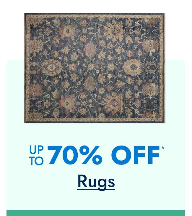 Up to 70% off Rugs