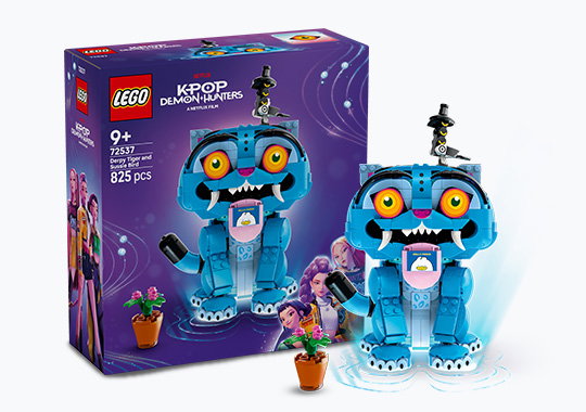 LEGO KPop Demon Hunters 72537 Derpy Tiger and Sussie Bird Set