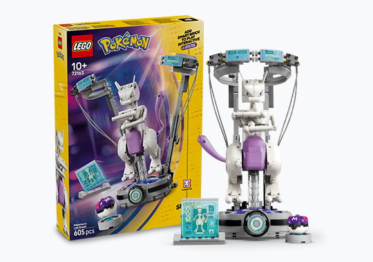 LEGO Pokemon 72163 SMART Play Mewtwo's Lab Break Set