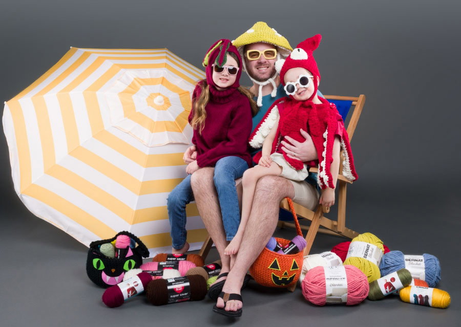 Summerween Patterns: Hats, headbands, sweaters in the spirit of halloween.