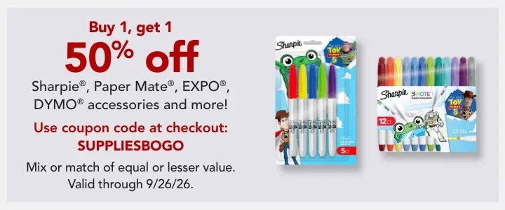 bogo 50% select newell products