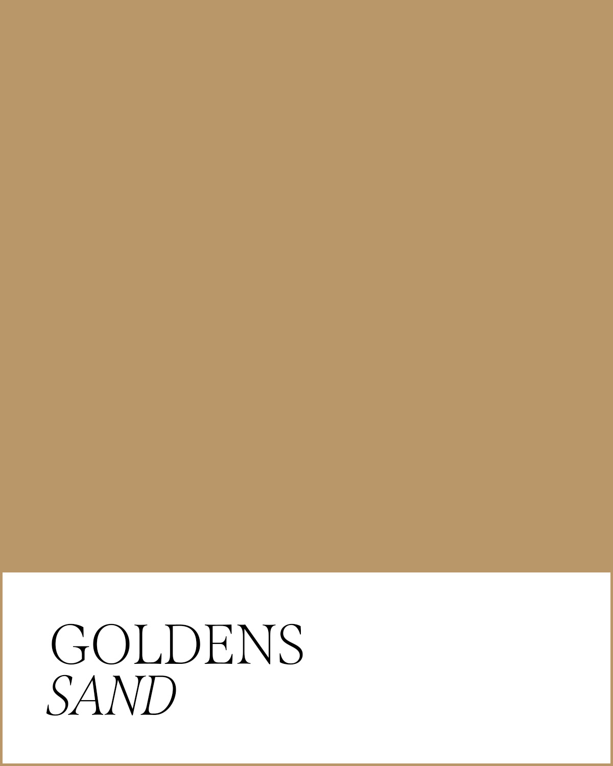 Goldens - Sand
