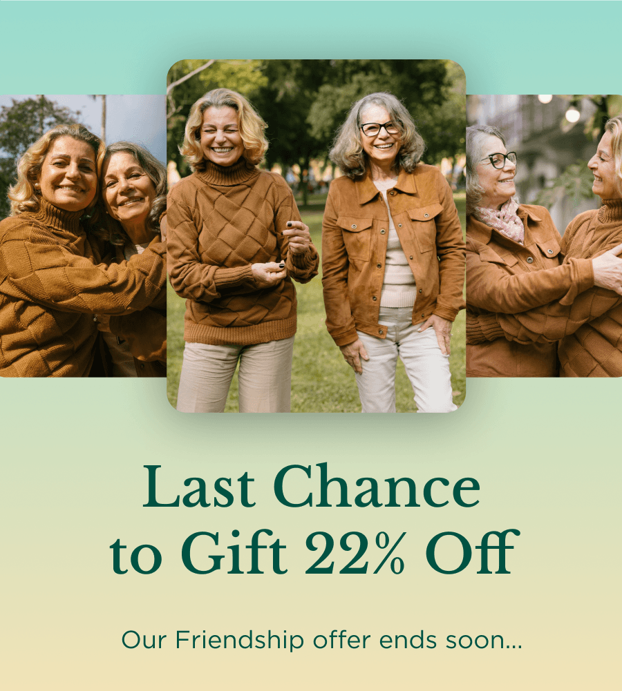 Last Chance to Gift 22% Off