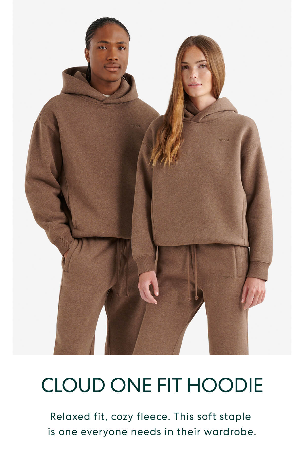 CLOUD ONE FIT HOODIE  -  Relaxed fit, cozy fleece. This soft staple is one everyone needs in their wardrobe.