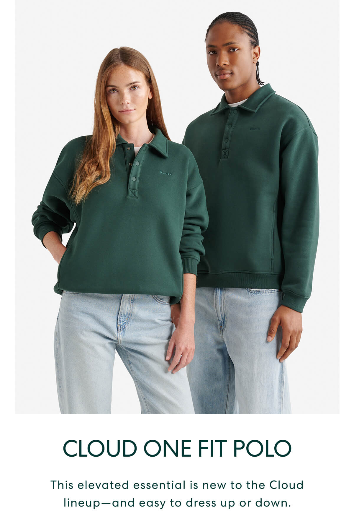 CLOUD ONE FIT POLO  -  This elevated essential is new to the Cloud lineup—and easy to dress up or down.