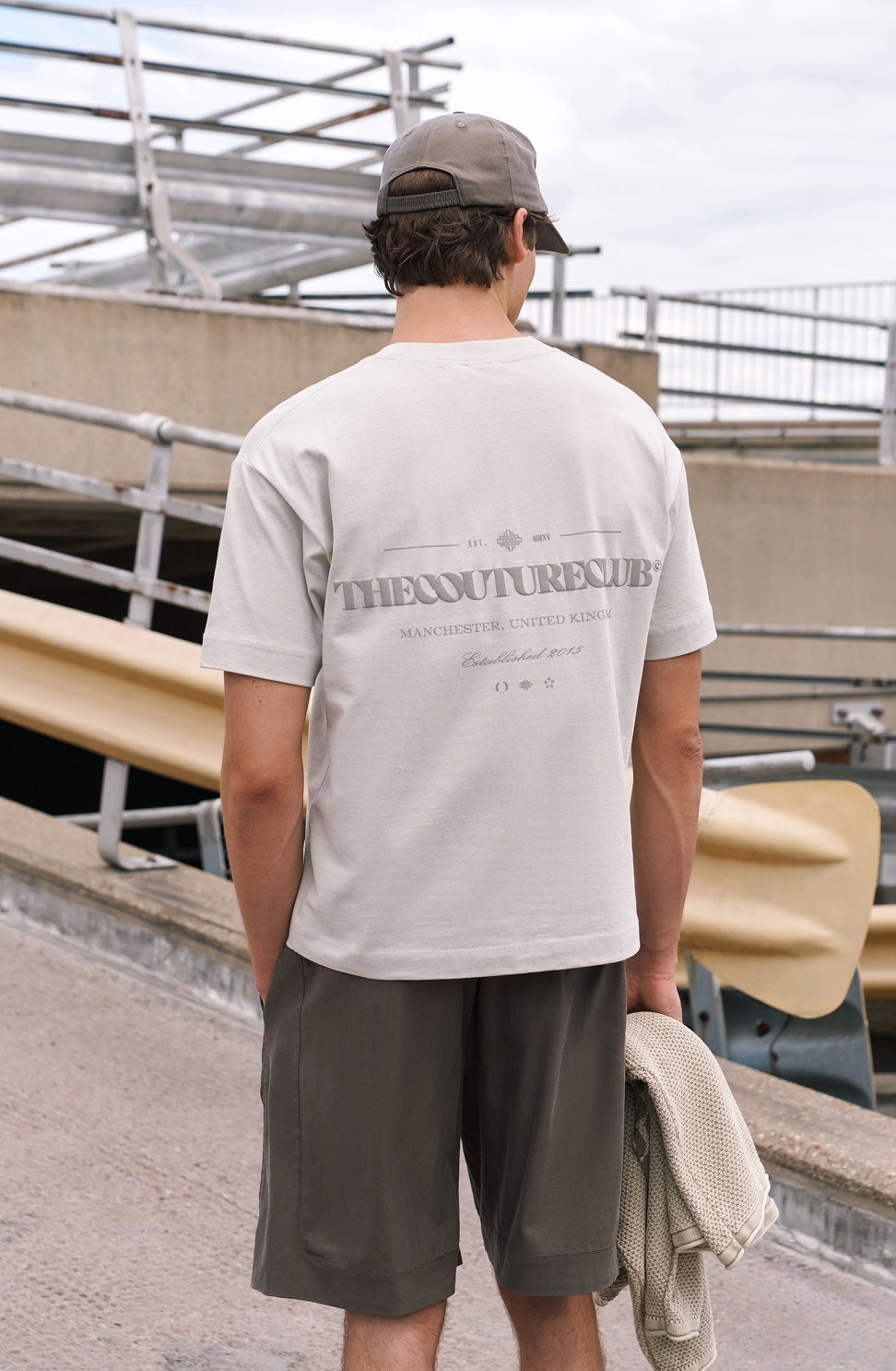 TONAL COPYRIGHT MULTI GRAPHIC T-SHIRT