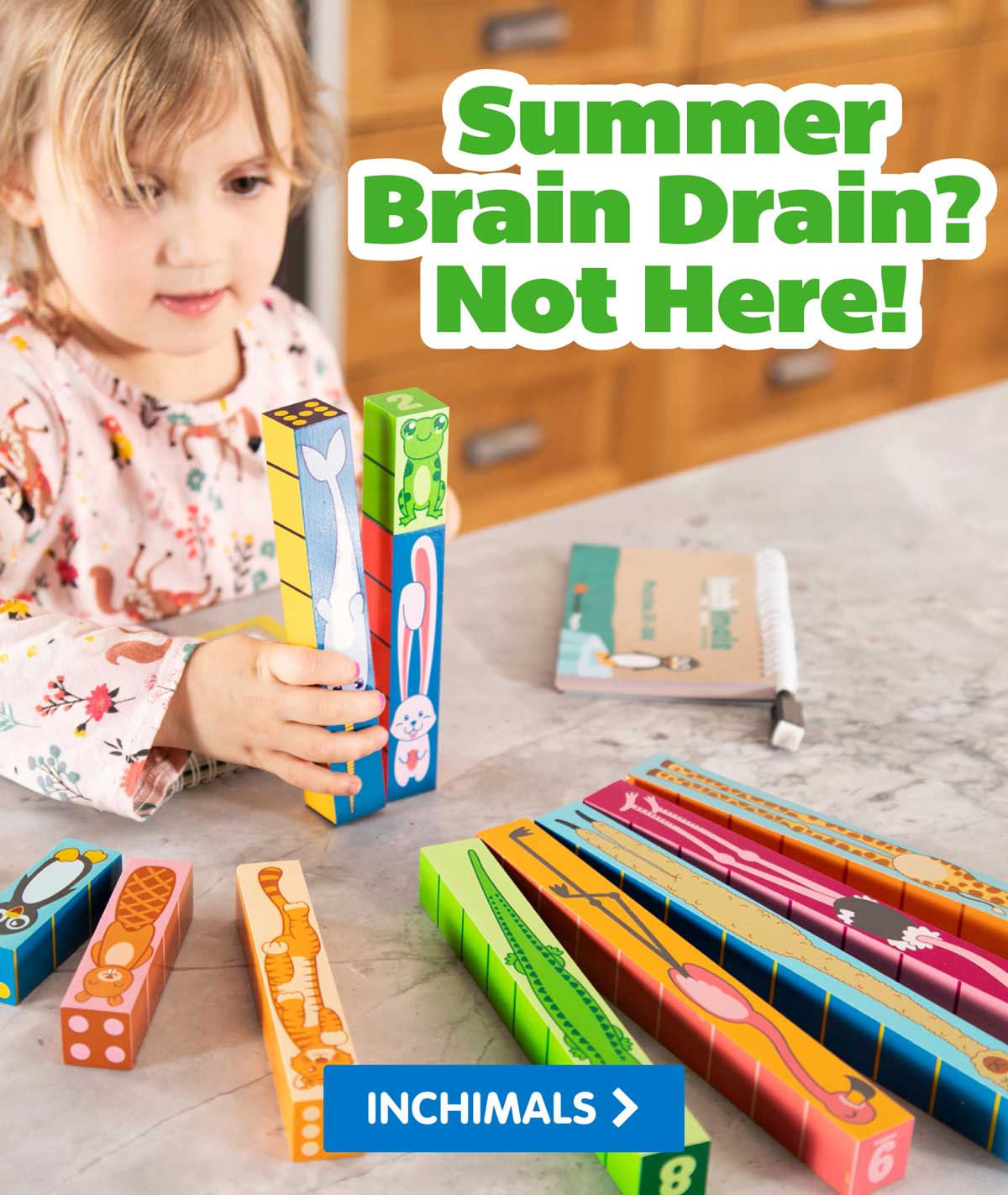 Summer Brain Drain? Not Here! Inchimals - Shop Now!