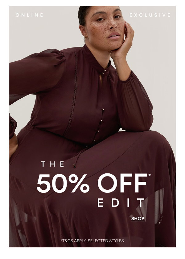 Shop the 50% Off* Edit