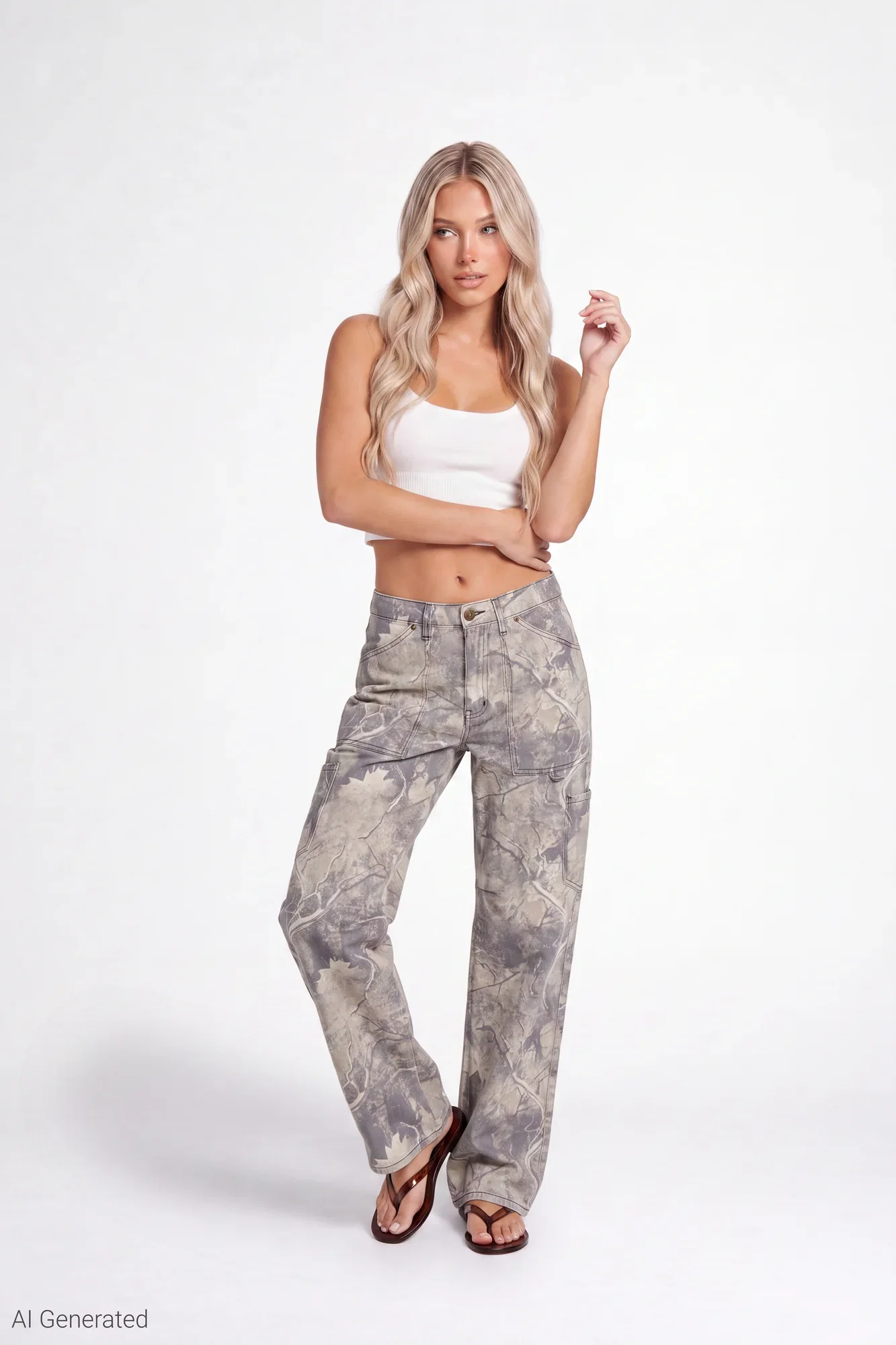 Image of Barrel Leg Pant