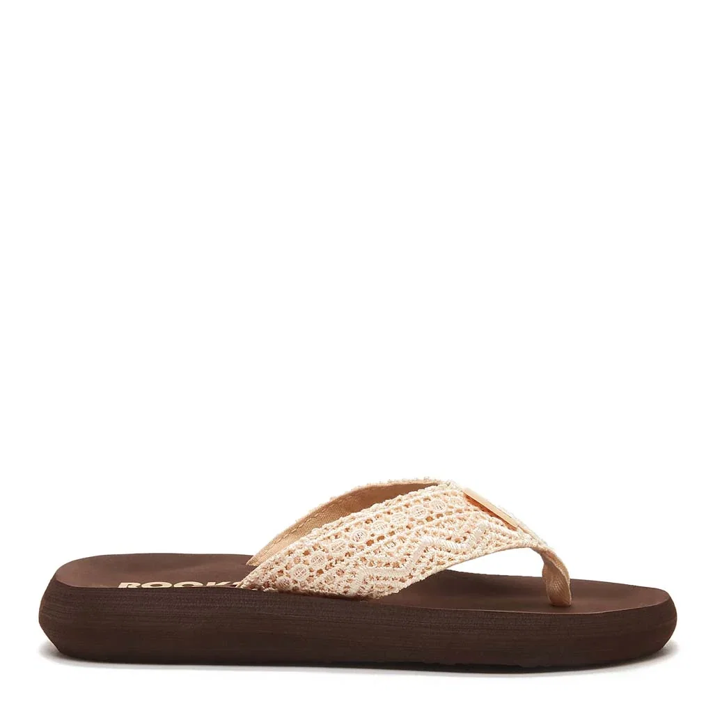 Image of Spotlight Natural Crochet Flip-Flops