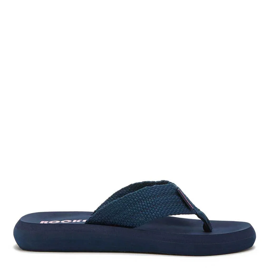 Image of Sunset Navy Webbing Flip Flops