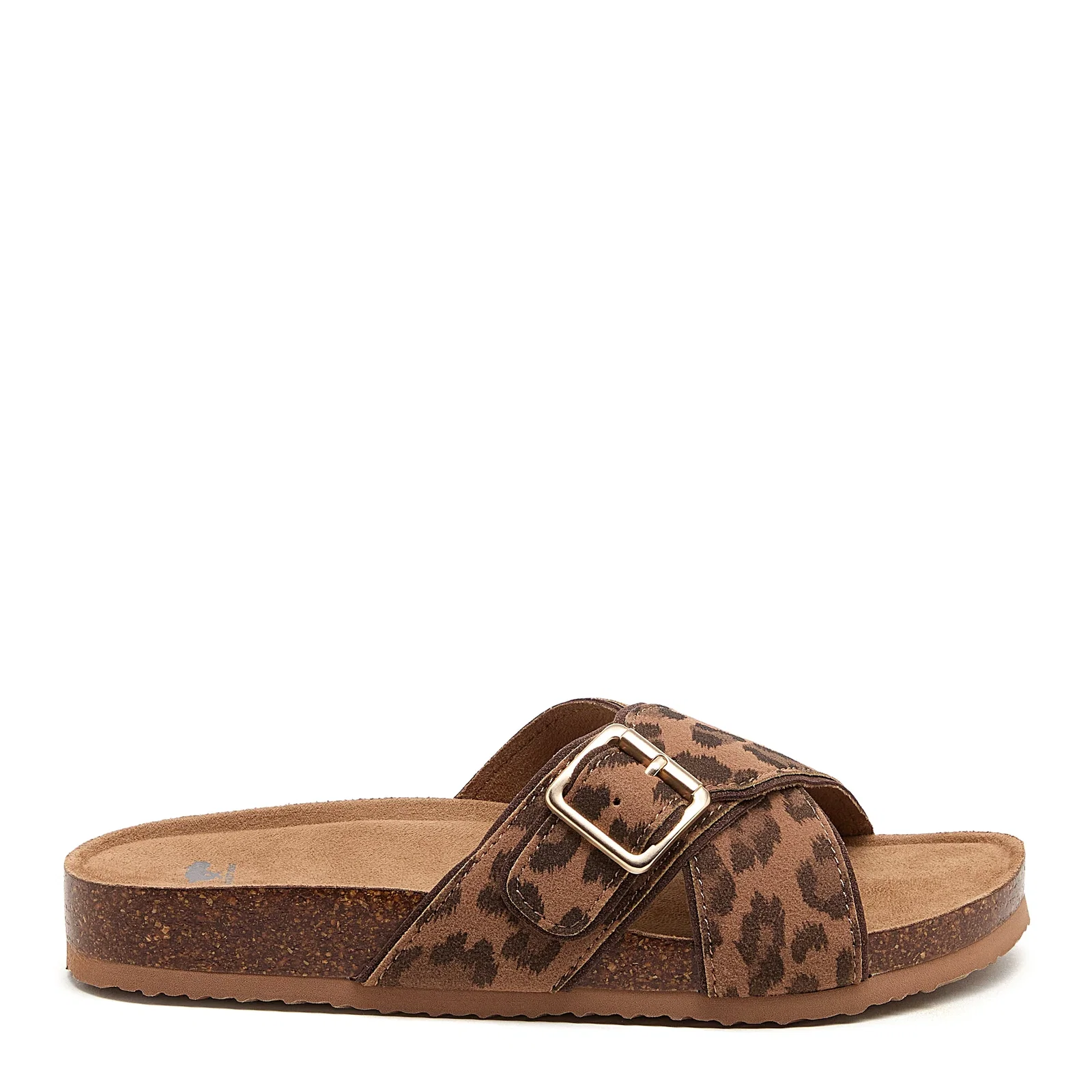Image of Annie Tan Leopard Print Sandals