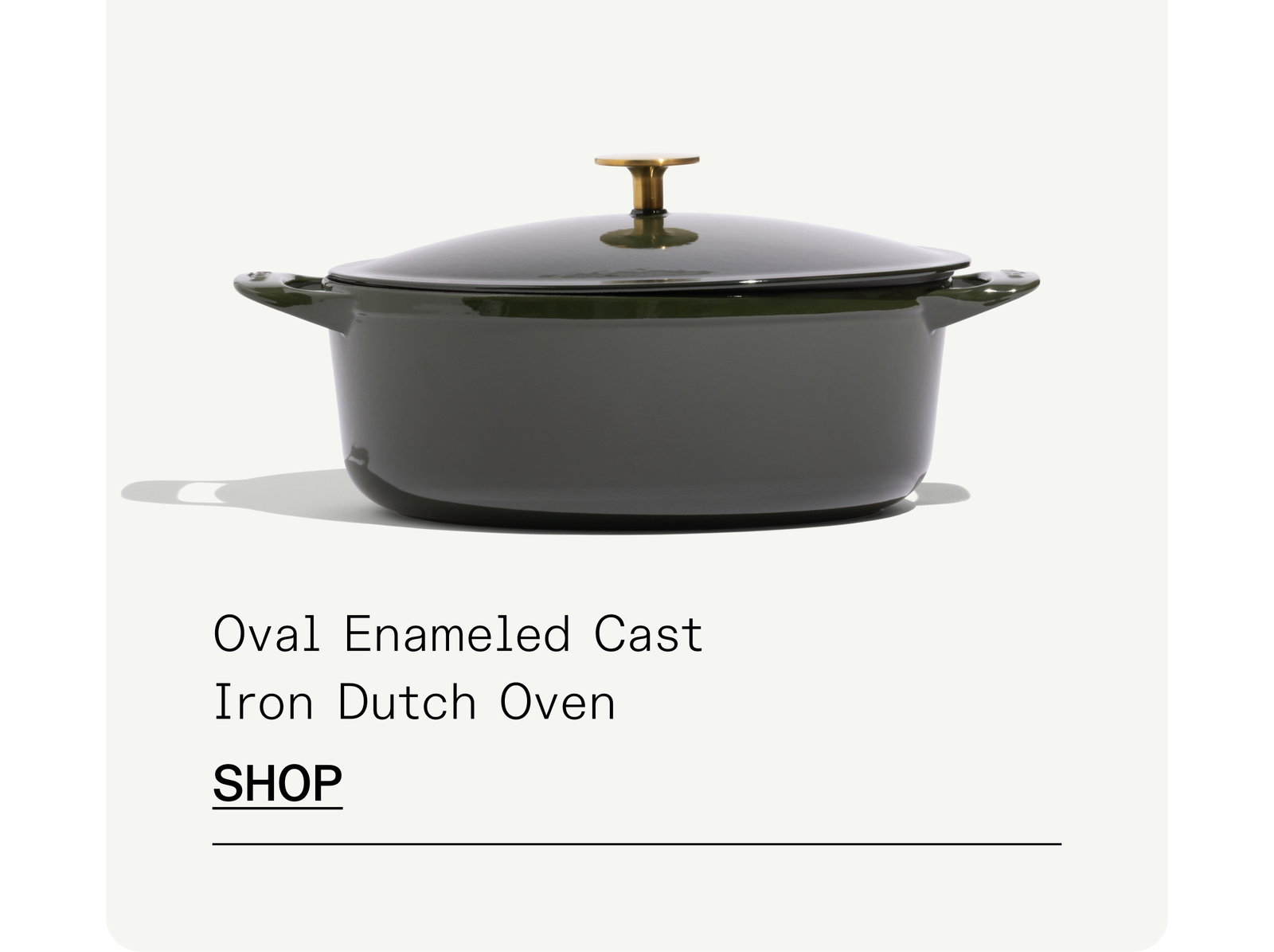 Shop Oval Enameled Cast Iron Dutch Oven