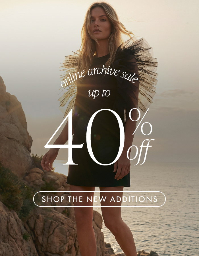 ONLINE ARCHIVE SALE: SHOP THE NEW ADDITIONS