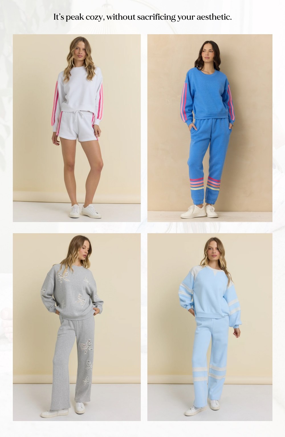 It's peak cozy, without sacrificing your aesthetic.