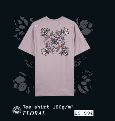 Tee-shirt manches courtes FLORAL