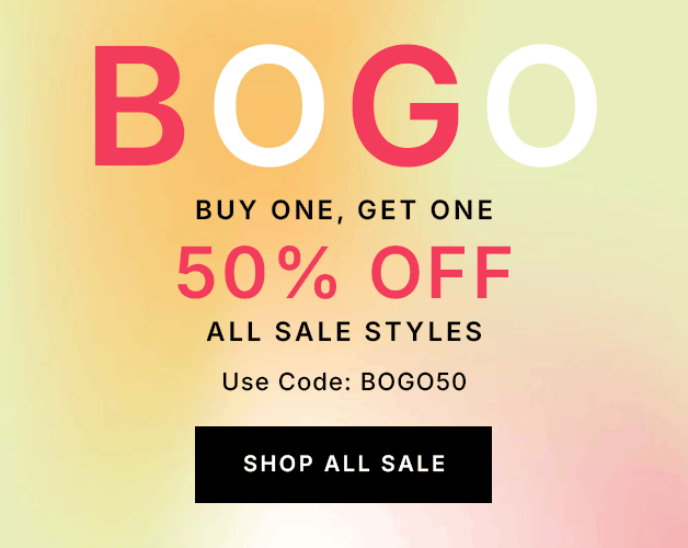 Buy One, Get One 50% Off All Sale Styles