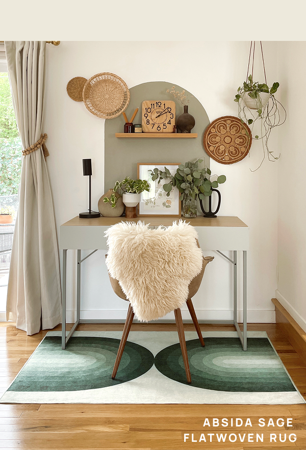 Absida Sage Flatowven Rug 